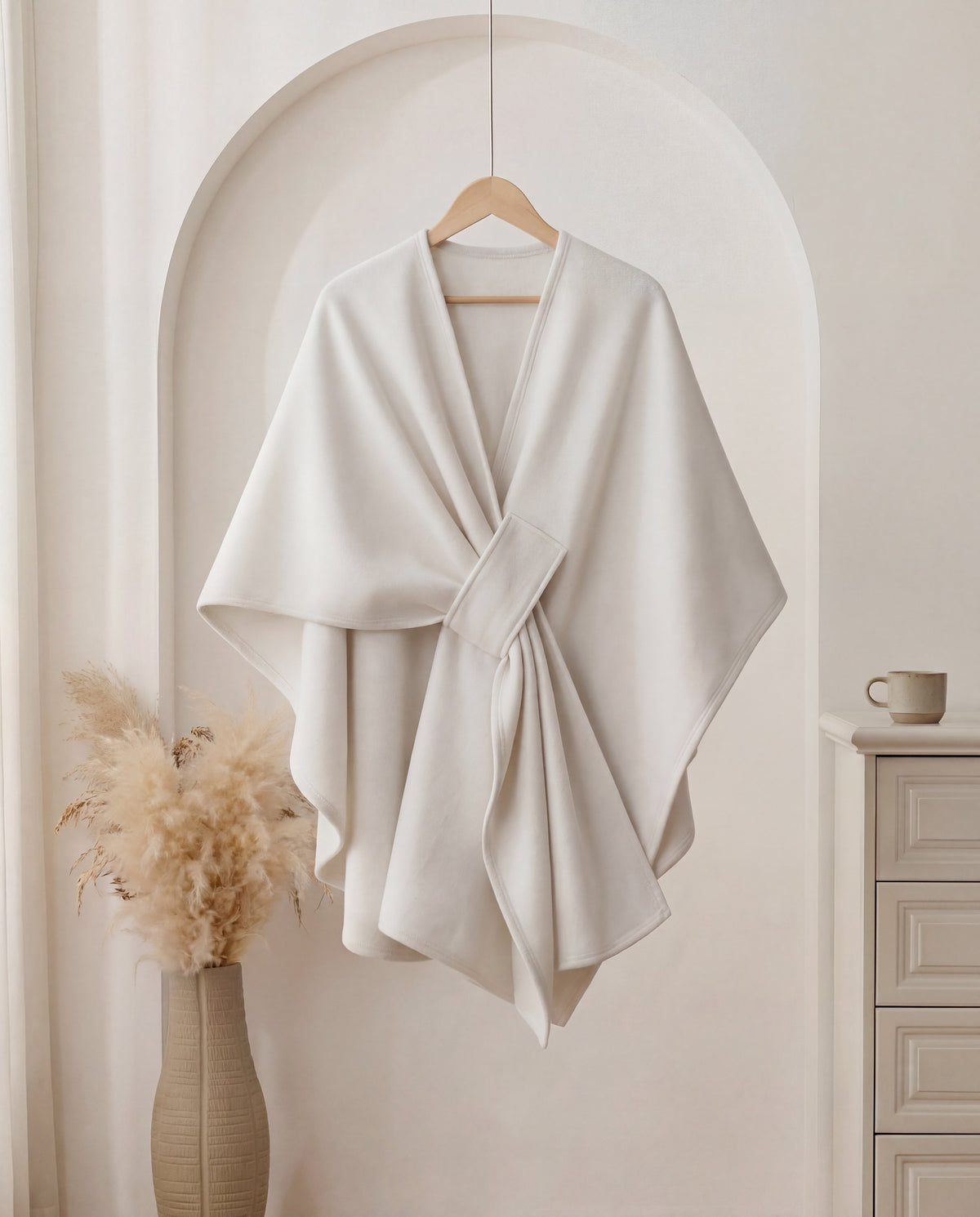 The Fleece Drape Shawl
