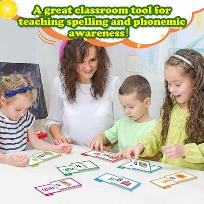 🔥Last Day 50% OFF - 🔤30 Read and Rhyme Flip Books📚(Fun Phonics Learning Set for Kids)