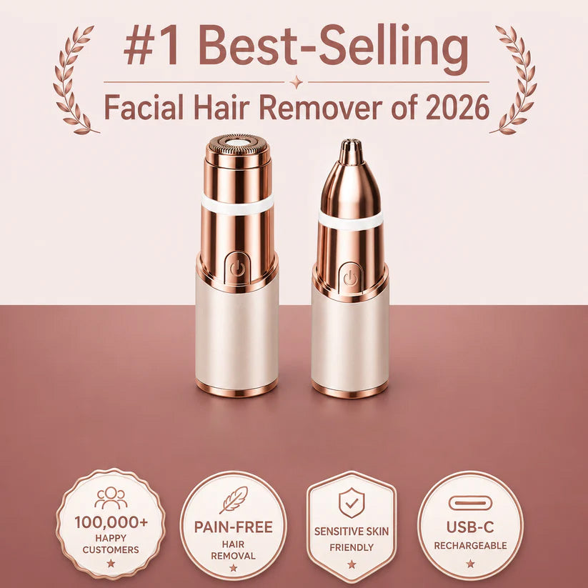 🔥2-in-1 Women's Eyebrow and Facial Hair Removal Device