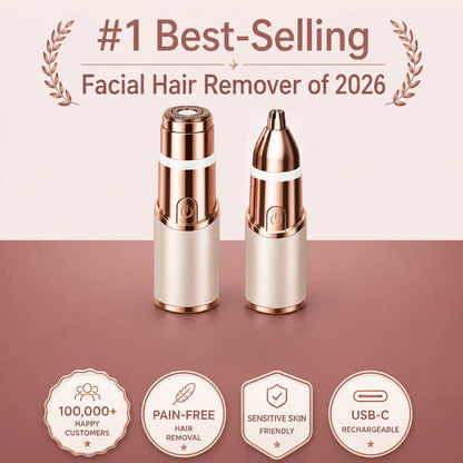 🔥2-in-1 Women's Eyebrow and Facial Hair Removal Device