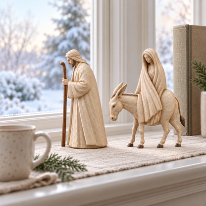 🔥Last Day 49% OFF - ✝️Journey to Bethlehem Nativity Figurine Set