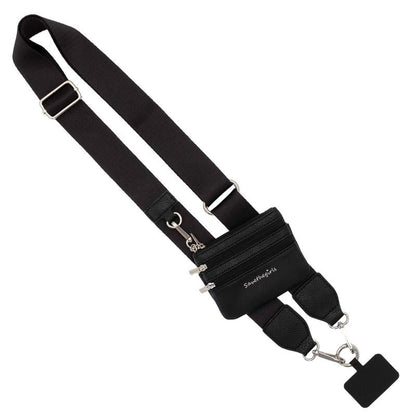 Phone Strap with Zippered Pouch💖Beautiful💖Comfortable💖Adjustable