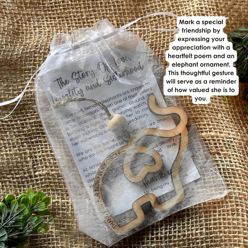 🔥LAST DAY SALE 50% OFF - 🐘Friendship gift • sisterhood elephant