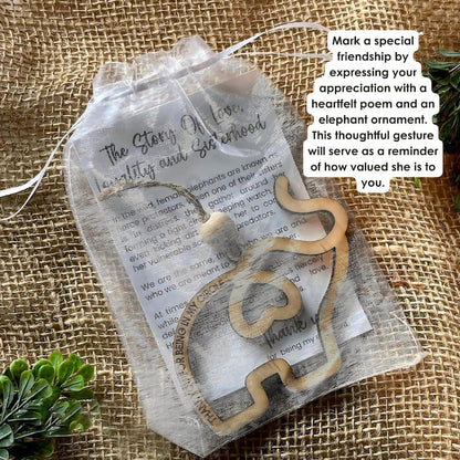 🔥LAST DAY SALE 50% OFF - 🐘Friendship gift • sisterhood elephant