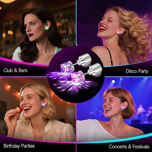 🔥Limited Time 49% Off✨💎LED Earrings, Light Up Stud Earrings