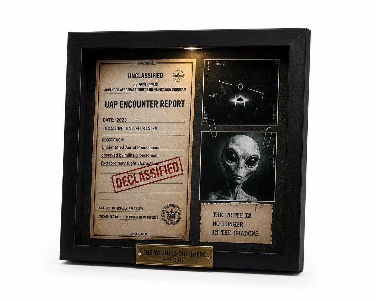 🔥Last Day 49% OFF - 👽 Declassified UAP Encounter File Frame