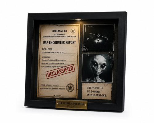 🔥Last Day 49% OFF - 👽 Declassified UAP Encounter File Frame