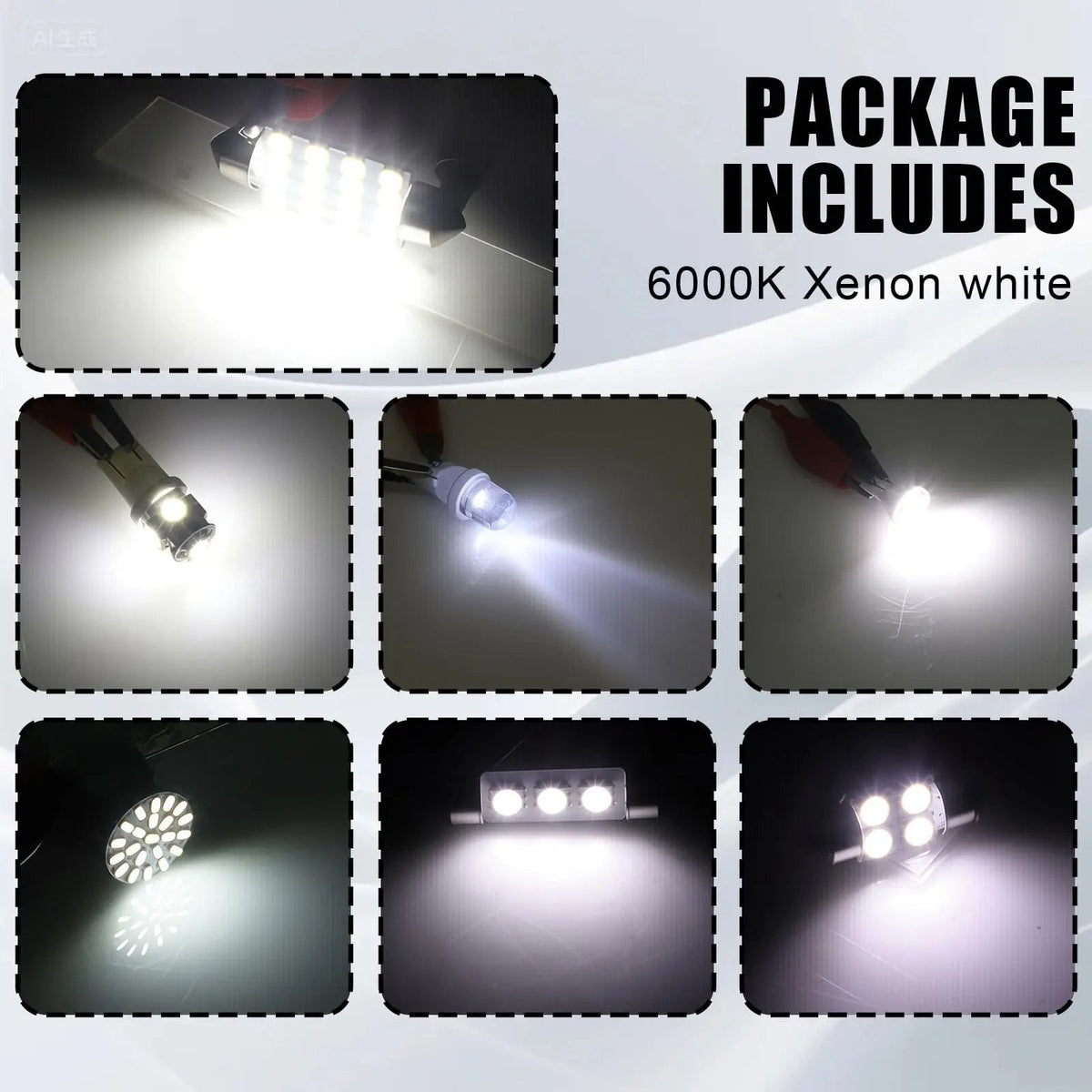 🔥70& 42 Pcs Interior Car Light Kit