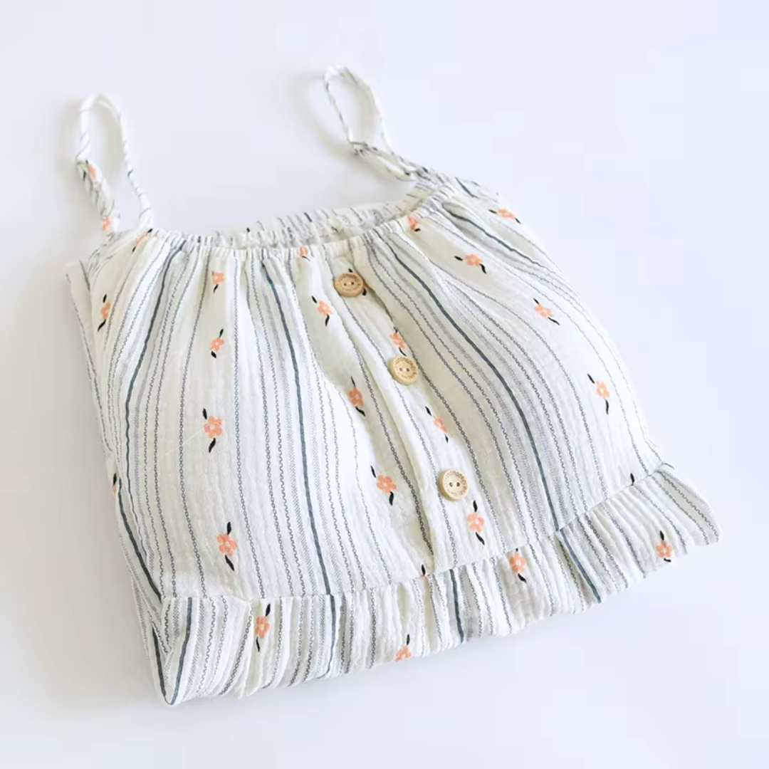 The Bloom Nightgown - 100% Muslin Cotton