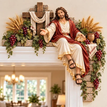 ✝️✨Jesus at the Doorway – Faith-Inspired Corner Decor Collection