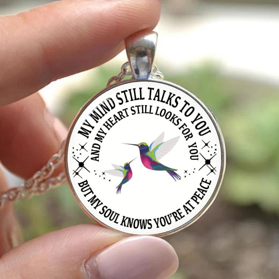 ❤️‍🔥Last Day - My Mind Still Talks To You Memorial Necklace, In Memory Of Gift💕