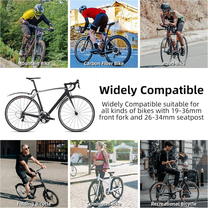 🚲 ROCKBROS Retractable Bike Mudguards