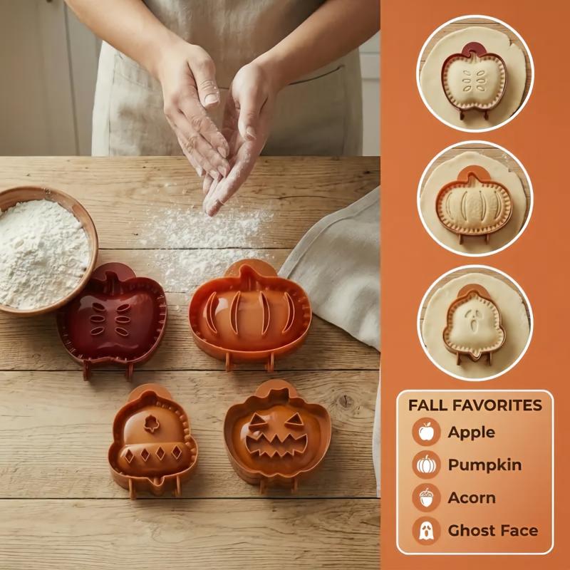 3 Pack Non Toxic Silicone Hand Pie Molds Traditional Shape for Baking and Party