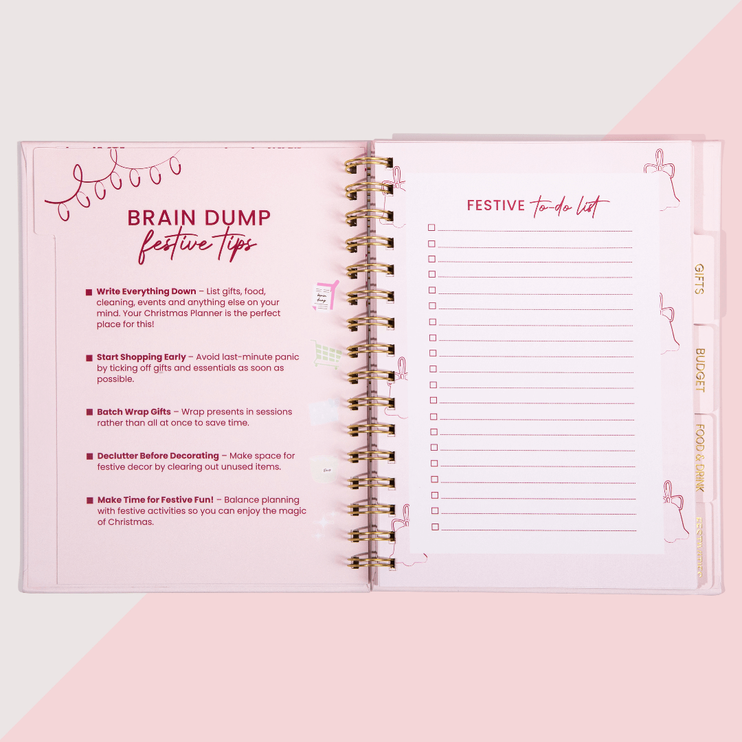 🔥LAST DAY 50% OFF🎅🏼🎄The Pretty Perfect CHRISTMAS PLANNER📚Hardcover & Durability Line