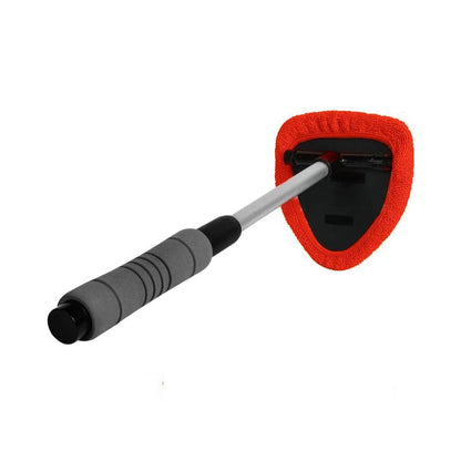 Microfiber Car Windshield Cleaning Tool with Extendable Handle