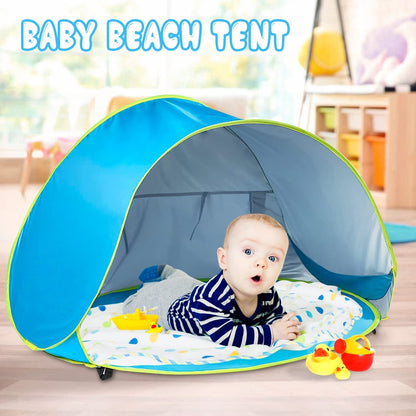 🔥Last Day 49% OFF - 🏖 Portable Uv-Resistant Baby Beach Tent