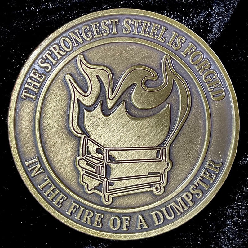 ⏰Limited Time Sale - Dumpster Fire Challenge Coin