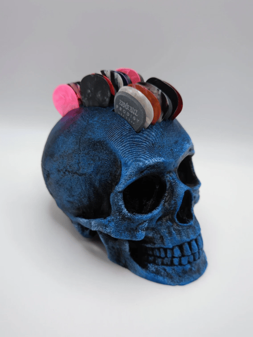 💀3D Pick Holder Skull Mohawk🎁