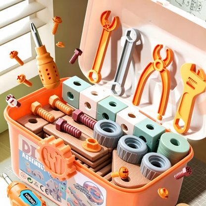 Kids' Electric Drill Screw Building Set