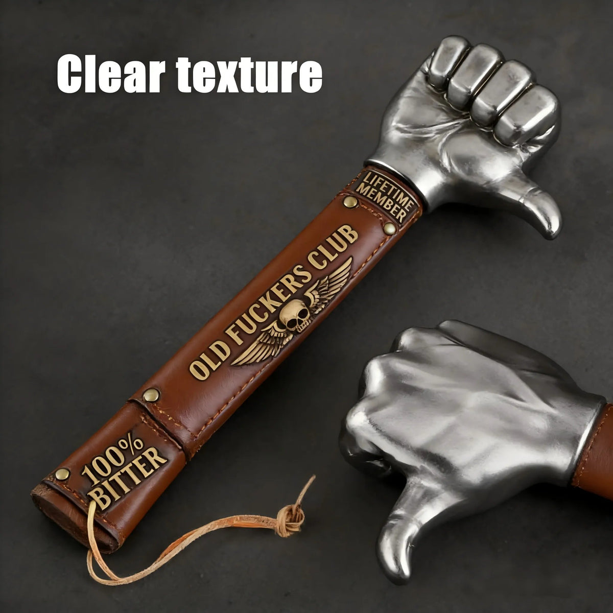 🕱Old Fuckers Club - Stainless Steel Thumb Hammer
