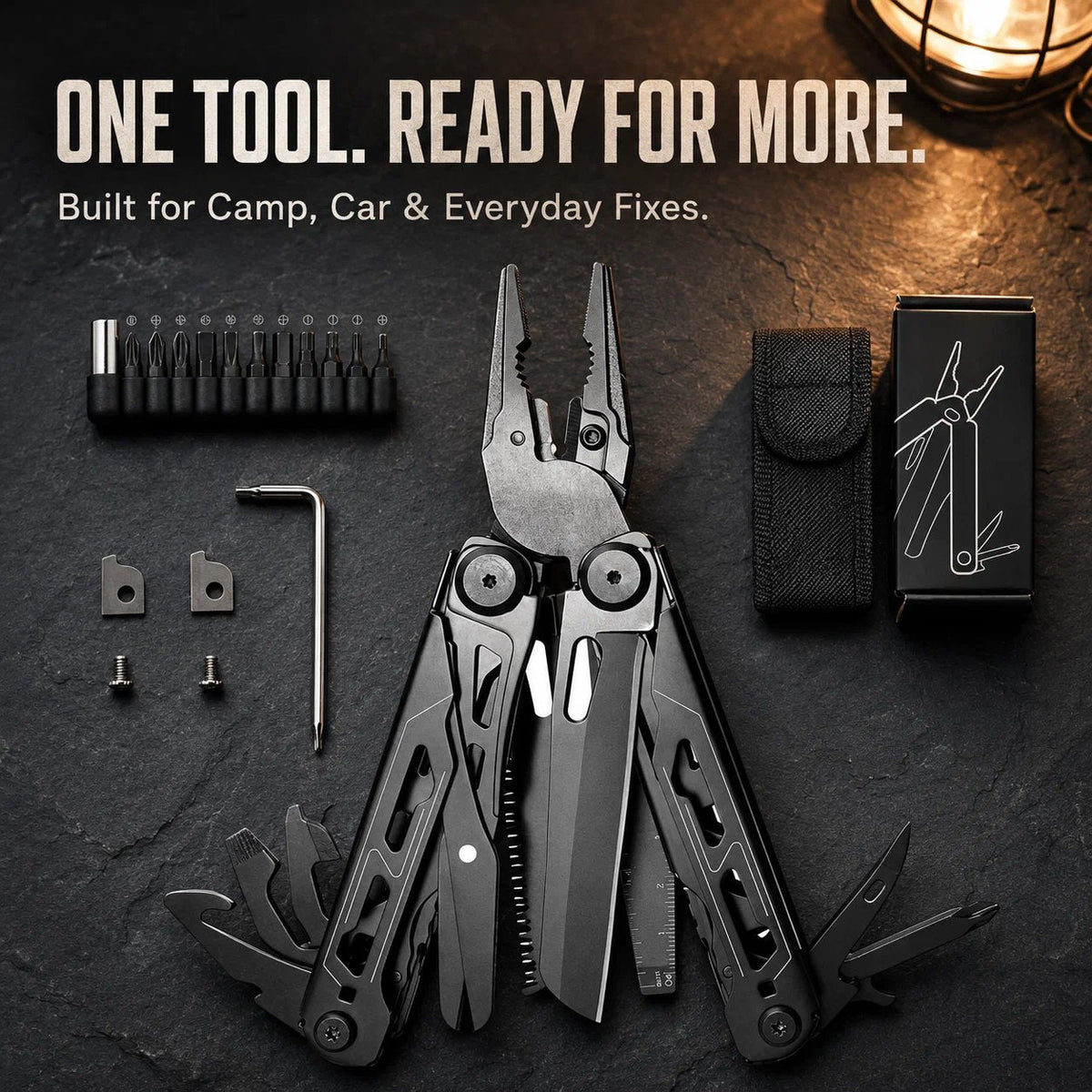 🔥Last Day 49% OFF - 🏕️ 16-in-1 Camping Multi-Tool with Full-Size Scissors & Carrying Pouch