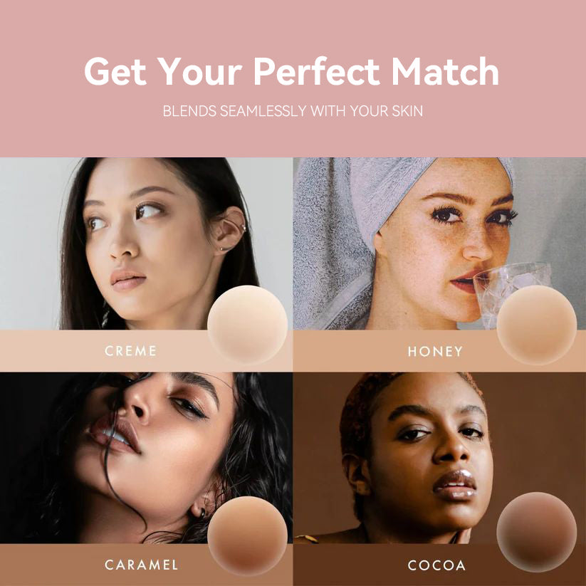 Go Braless! Seamless Nipple Covers(Latex-free and 100% Medical Silicone)