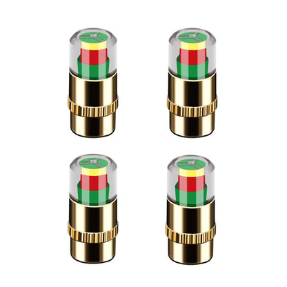 4Pcs Car Tire Pressure Monitor Valve Stem Caps