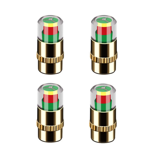 4Pcs Car Tire Pressure Monitor Valve Stem Caps