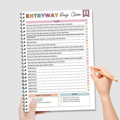 🔥LAST DAY 50% OFF📚ADHD cleaning planner bundle