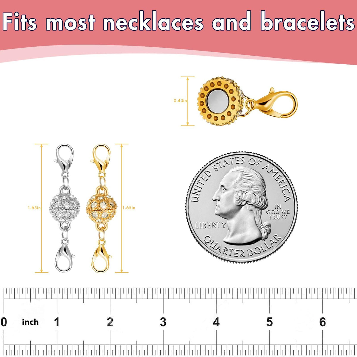 🔥Last Day 49% OFF - ✨Magnetic Necklace Clasps and Closures