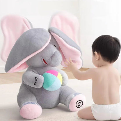 Cute Hide And Seek Elephant Plush Doll