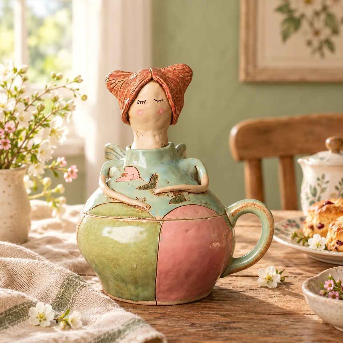 🔥Last Day 50% OFF 💖🧚‍♀️Handcrafted Fairies Storage Jar/Mug
