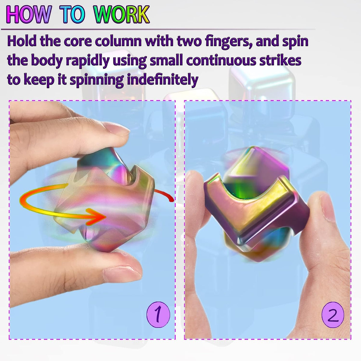 🔥LAST DAY 50% OFF✨Fidget Spinner Cube Stress Relief Toy