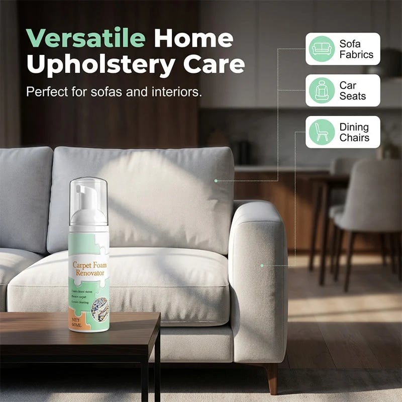 🔥🔥Waterless Carpet Foam Stain Remover with Towel