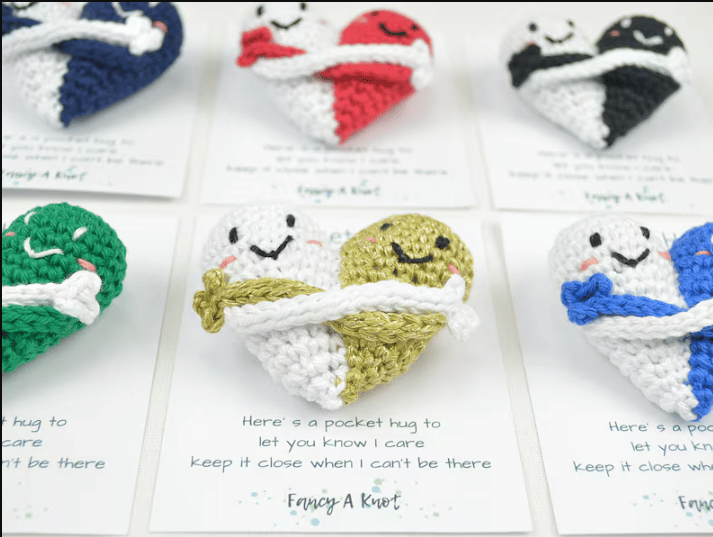 🔥LAST DAY 50% OFF -Crochet Pocket Hearts🧡