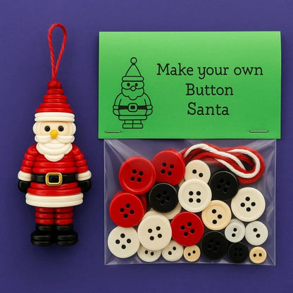 🔥LAST DAY ☃️DIY Button Snowman Ornament Kit