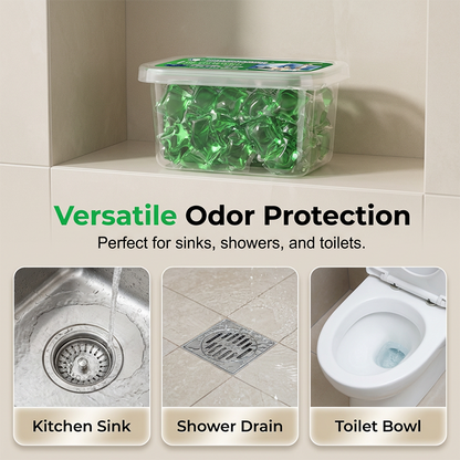 💧Drain Deodorizer Pods – Bio‑enzyme formula neutralizes smells at the source