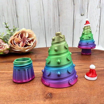 🔥LAST DAY SALE 49% OFF🎄3D Printed Christmas Tree Stasher Ornament💸