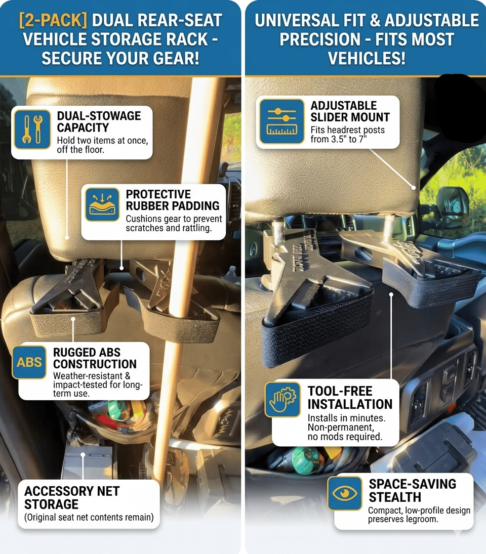 The Ultimate Universal Seat Back supporting structure Rack