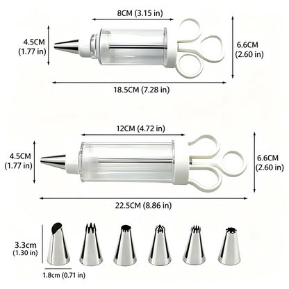 Cake Decorating Syringe Kit