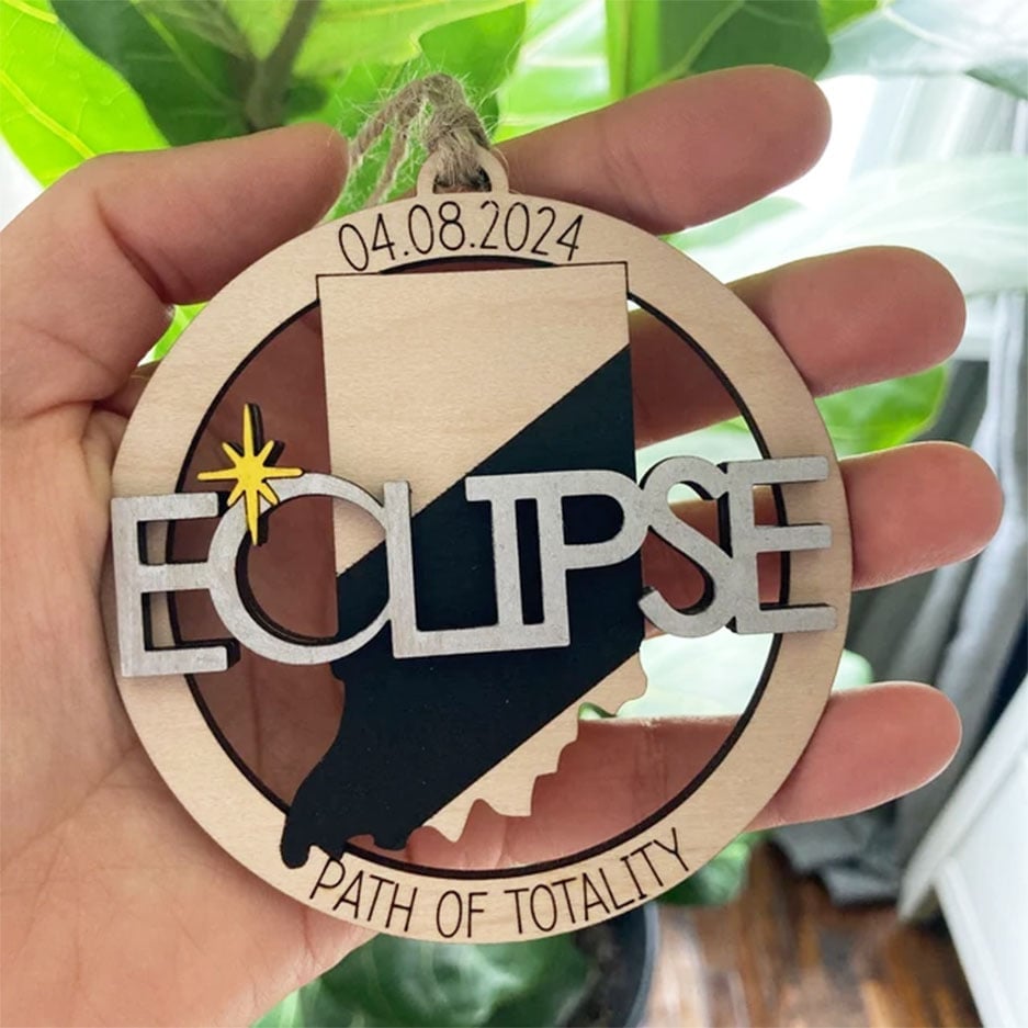 Solar Eclipse 2024 Ornament