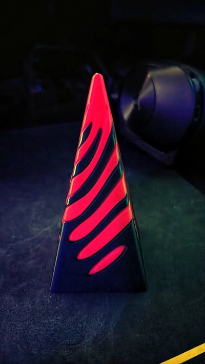 Impossible Pyramid Passthrough Sculpture