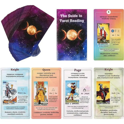 💖Last Day Sale 49% OFF-Purple Moon Tarot Kit 🔮