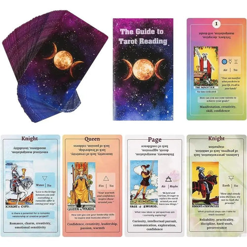 💖Last Day Sale 49% OFF-Purple Moon Tarot Kit 🔮
