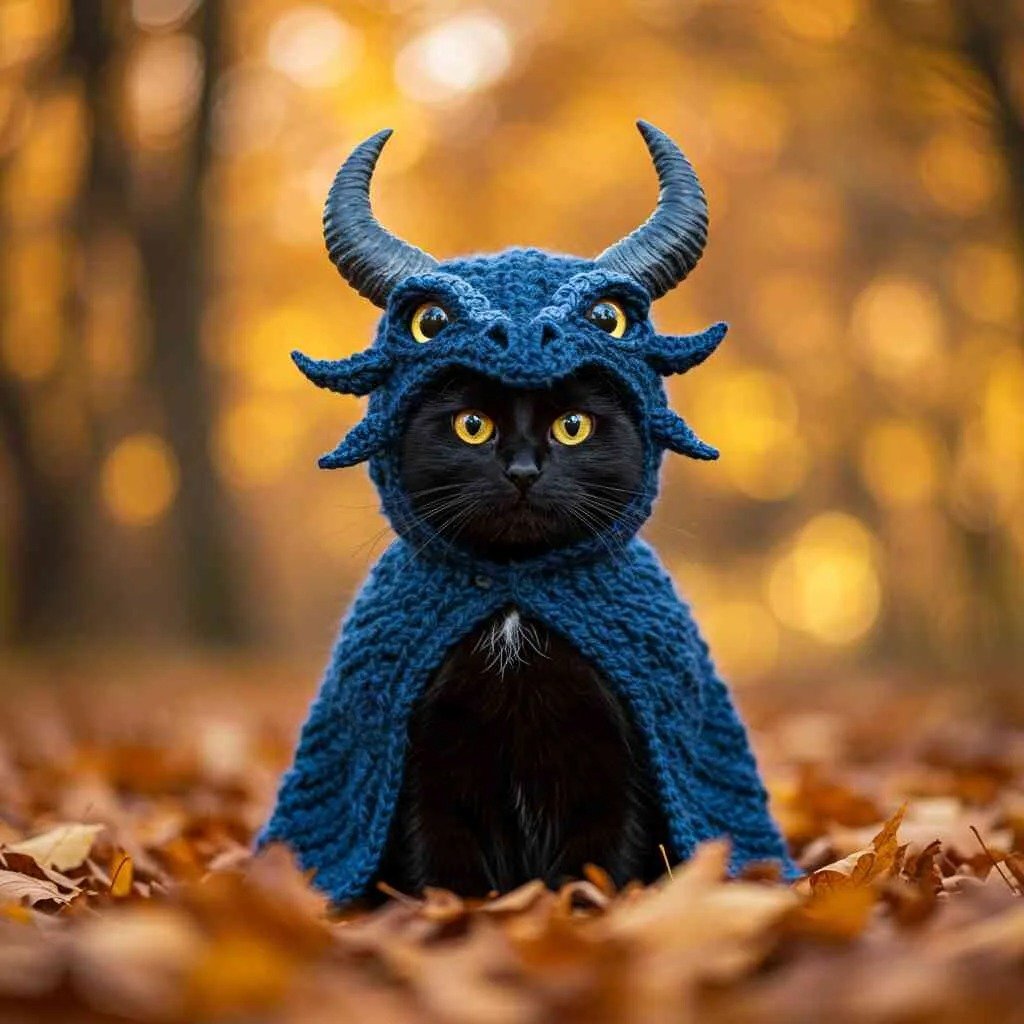 🔥Last Day 49% OFF - 🐉DIY Dragon Cat Hoodie Set🐾Handmade