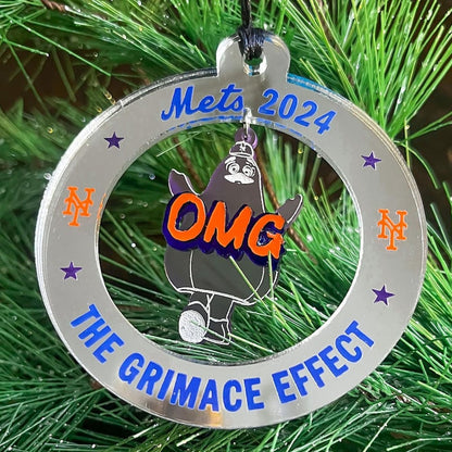 🔥LAST DAY SALE 49% OFF🎁OMG Grimace 2024 Mets Season Ornament
