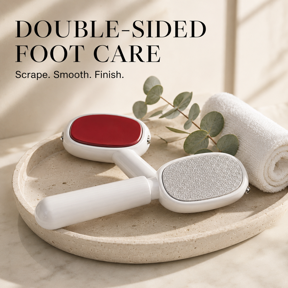 Dual‐Sided Foot Callus Remover, Replaceable Stainless Steel Blade Foot Scraper 🦶