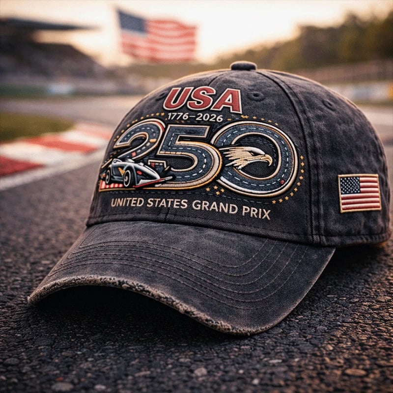 🏎️ 🇺🇸 American 250th Anniversary Grand Prix Baseball Cap🎁