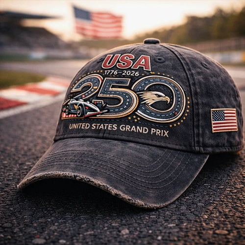 🏎️ 🇺🇸 American 250th Anniversary Grand Prix Baseball Cap🎁