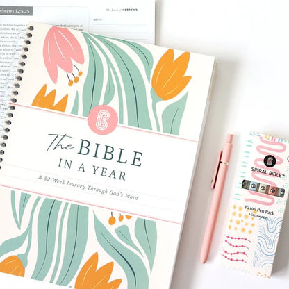 🔥LAST DAY 50% OFF -🙏🏼The Bible In A Year: A 52-Week Journey Through God's Word(✨Hardcover)